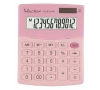 VECTOR OFFICE CALCULATOR, KAV VC-812 PK, PINK
