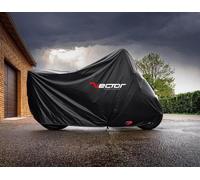VECTOR Outdoor Protective Cover Black Cotton For Motorcycle/Scooter - Black - S