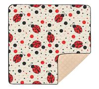 Vector Pattern Elegant Texture Seven-Star Distinctive Soft Foam Baby Activity Play Mat for Indoor Outdoor Waterproof Baby Kick Crawling Mat for Baby Kids Toddlers Infants, 50'' x 50''
