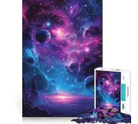 Vector Space Poster Jigsaw Puzzles 1000 Piece for Adults Recall Fun Play Firm Fit Secure Assembly Family Fun Night Activity (38x52cm)