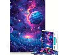Vector Space Poster Jigsaw Puzzles for Adults 1000 Think Boost Game Precise Interlock Structure Easy to Learn Family Enjoyment (50x75cm)