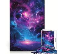 Vector Space Poster Jigsaw Puzzles for Teenagers 1000 Piece Thought Training Quiet Recreation Uniform Cut Unique Xmas Gift (50x75cm)