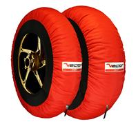 VECTOR Tire Warmers + Adapter France/Switzerland Self-regulating 80 ºC - SMART - 120/190-17 - SSP