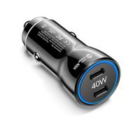 VectorTech Car Charger with SmartUSB Port 4.8A/36W White Charger Adapter Compatible with iPhone 12 11 Pro Max/XS Max/XR/XS/X/8/7/Plus,Galaxy S20 Ultra/S10/S10+/S10e/Note,LG,Air,Mini,Huawei, Moto,Pixel