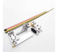 Vectzeta 4mm Flexible Drive Cable Shaft Strut + 75mm Steering Rudder + 48mm Copper Propeller Kit RC Vee Boat V Monoboat