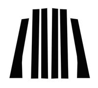 Vectzeta Car Pillar Posts Door Window Trim Cover Stickers Decal
