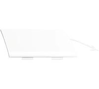 Vectzeta Towing Hole Plug Car Tow Hook Cover, for A6 C6 2004-2008 Front Bumper Cap Towing Eye 4F0807441(White Passenger Side)