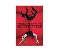 VECUESY American Horror Story Murder HouseClassic Movie Poster Canvas Oil Painting Wall Art Canvas Art Living Room Home Decoration12x18inch(30x45cm) Unframe-style-1