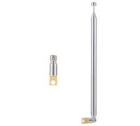 Vecys 1PCS AM FM Telescopic Antenna 7 Sections Portable Telescopic Radio Antenna Replacement 70.7CM/27.83Inch for TV Radio AM FM Stereo Receiver