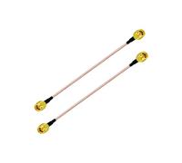 Vecys 2PCS SMA Antenna Extension cable SMA male to male pigtail cable RG316 6"/15cm