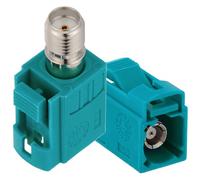 Vecys 2PCS SMA Female to Fakra Z Female RF Coaxial Adapter 50 Ohm SMA to Fakra Z Connector Coax Adapter for Antenna Radio RF Coaxial Cable