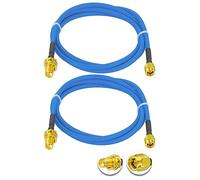 Vecys 2PCS SMA Male to Female RF Coaxial Cable 50 Ohm 3.3ft/1m RG402 SMA RF Coax Pigtail Cable