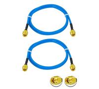 Vecys 2PCS SMA Male to Male RF Coaxial Cable SMA RF Coax Pigtail Cable 20" /50CM RG405 50 Ohm Low Loss Extension Cable