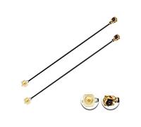 Vecys 2PCS U.F.L1 Male to U.F.L1 Female Cable 10" /25CM 1.13mm Low-Loss Extension Cable