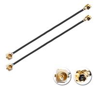 Vecys 2PCS U.F.L1 Male to U.F.L1 Female Cable 6" /15CM 1.13mm Low-Loss Extension Cable for Wireless Antennas Mini PCIE Network Cards