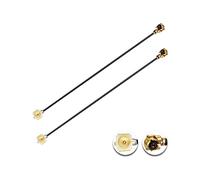 Vecys 2PCS U.F.L1 Male to U.F.L1 Female Cable 8" /20CM 1.13mm Low-Loss Extension Cable