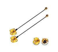 Vecys 2PCS U.F.L1 to SMA Cable U.F.L1 to SMA Female Flange Panel Mount 1.13mm Mini-Coaxial Pigtail Cable 6" /15CM for Wireless Routers Mini PCIE Network Cards PCI Wi-Fi WAN Repeater