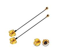 Vecys 2PCS U.F.L1 to SMA Cable U.F.L1 to SMA Female Flange Panel Mount 1.13mm Mini-Coaxial Pigtail Cable 10" /25CM for Wireless Routers Mini PCIE Network Cards PCI Wi-Fi WAN Repeater