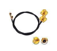 Vecys 2PCS U.F.L1 to SMA Cable U.F.L1 to SMA Female Flange Panel Mount 1.13mm Mini-Coaxial Pigtail Cable 20" /50CM for Wireless Routers Mini PCIE Network Cards PCI Wi-Fi WAN Repeater