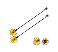 Vecys 2PCS U.F.L1 to SMA Cable U.F.L1 to SMA Female Flange Panel Mount 1.13mm Mini-Coaxial Pigtail Cable 8" /20CM for Wireless Routers Mini PCIE Network Cards PCI Wi-Fi WAN Repeater