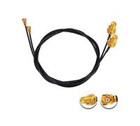 Vecys 2PCS U.F.L1 to SMA Female Low Loss Coaxial Cable 20" /50CM U.F.L1 1.37mm Mini-Coaxial Pigtail Cable for Wireless Routers Mini PCIE Network Cards PCI Wi-Fi WAN Repeater