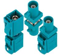 Vecys 3PCS Fakra Z RF Coaxial Adapter Kit 50 Ohm Fakra Z Connector Coax Adapter 3 Type Set for Antenna Radio RF Coaxial Cable