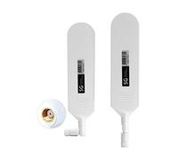 Vecys 4G LTE Antenna RP SMA Male Connector 12dBi 4G/5G High Gain Omni Directional Glue Stick Antenna 600-6000Mhz (White,2 Pcs)