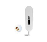 Vecys 4G LTE Antenna RP SMA Male Connector 12dBi 4G/5G High Gain Omni Directional Glue Stick Antenna 600-6000Mhz(White,1 Pcs)