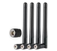 Vecys 4PCS Dual Band WiFi Antenna 2.4GHz 5GHz 5.8GHz 1.5dBi MIMO SMA Male Antenna for WiFi Router Wireless LAN Card PCIe Card Router Video Surveillance Monitor