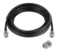 Vecys BNC to BNC Male Cable 50ohm BNC Male to Male RG58 RF Coaxial Pigtail Jumper Cable 16.4ft/5m for RF Antennas Ham Radio Handheld