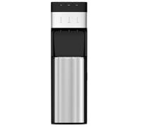 VECYS Bottom Loading 3 5 Gallon Stainless Steel Water Dispenser, Hot Cold Room Temper Water Cooler with Child Safety Lock, 304 Stainless Steel Reservoirs and Water Intake Tube