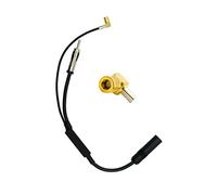 Car DAB Splitter SMB to DIN Plug Adapter FM/AM Radio Amplifier 12V Active AM FM DAB Antenna Splitter RG174 Cable Signal Splitter Compatible with DAB + DAB Car Antenna Pioneer JVC