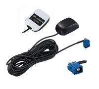 Vecys Car GPS Antenna 1575.42MHz Fakra C Adapter Right Angle with 3M GPS Fakra Antenna Magnetic Base for Auto Vehicles GPS Navigation System GPS Receivers Car DVR