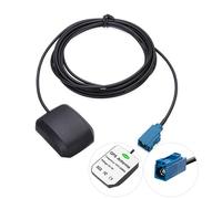 Vecys Car GPS Antenna 1575.42MHz Fakra C Female Straight Connector 28DBi with 3M GPS Fakra Antenna Magnetic Base