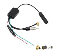 Vecys DAB FM/AM Car Antenna Signal Amplifier Splitter SMB to DIN FM Antenna Splitter ACTIVE Car Radio Digital Radio DAB + Plus Adapter Plug
