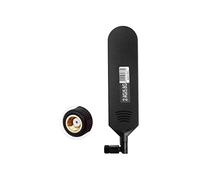 Vecys Dual Band WiFi 2.4GHz 5.8GHz Antenna 18dBi High Gain Omnidirectional Glue Stick Antenna RP SMA Male Connector for WiFi Router Wireless Network Card (Black, 1pcs)