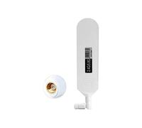 Vecys Dual Band WiFi 2.4GHz 5.8GHz Antenna 18dBi High Gain Omnidirectional Glue Stick Antenna SMA Male Connector for WiFi Router Wireless Network Card (White, 1pcs)
