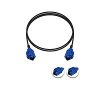 Vecys Fakra C Female to Fakra C Female Blue Pigtail Cable RG174 3.3FT/1M GPS Antenna Extension Cable for Car Radio