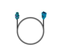 Vecys Fakra Z Adapter Cable 25 CM 9.84 Inch Extension Cable Universum FAKRA Plug to FAKRA Socket Antenna Adapter RG 174 Type Z Cable for Universal GPS Antennas, Navigation System DAB
