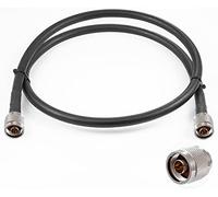 Vecys N to N Male Jumper N Male to N Male Low Loss Coaxial Cable LMR400 3FT/1M for 3G 4G 5G LTE Antenna Ham Radio GPS WiFi