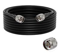 Vecys N to N Male Jumper N Male to N Male Low Loss Coaxial Cable RG58 32.8FT/10M for 3G 4G 5G LTE Antenna Ham Radio GPS WiFi