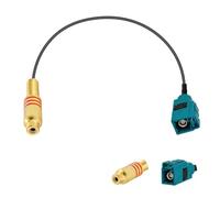 Vecys RCA to Fakra Z Cable RCA Female to Blue Fakra Z Female Coaxial Pigtail RF Coaxial Cable RG174 30 cm / 11.81 Inches for Car Audio Video Antenna LET 2G 3G 4G 5G Devices