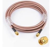 Vecys SMA Antenna Extension Cable SMA Male to Male Pigtail Cable WLAN Antenna Cable RG400 10ft/3m for WiFi Wireless Network 2G 3G 4G Antenna Router GSM Bluetooth WLAN LAN