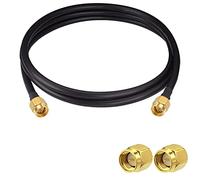 Vecys SMA Antenna Extension Cable SMA Male to Male Pigtail Cable WLAN Antenna Cable RG58 10ft/3M for WiFi Wireless Network 2G 3G 4G Antenna Router GSM Bluetooth WLAN LAN