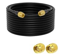 Vecys SMA Antenna Extension Cable SMA Male to Male Pigtail Cable WLAN Antenna Cable RG58 32.8ft/10M for WiFi Wireless Network 2G 3G 4G Antenna Router GSM Bluetooth WLAN LAN