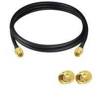 Vecys SMA Antenna Extension Cable SMA Male to Male Pigtail Cable WLAN Antenna Cable RG58 6.5ft/2M for WiFi Wireless Network 2G 3G 4G Antenna Router GSM Bluetooth WLAN LAN