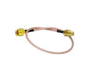 Vecys SMA Cable DAB + WLAN antenna Cable SMA female to SMA male pigtail cable RG178 30cm 11.8inch for 2G 3G 4G Antenna router GSM Bluetooth WLAN LAN WiFi wireless network Ham radio
