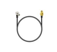 Vecys SMA Cable SMA Female Bulkhead to TS9 Male Right Angle 2G 3G 4G Antenna Router Extension Cable 30CM RG174 for 2G 3G 4G LTE External Antenna