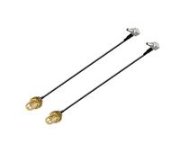 Vecys SMA Female to CRC9 Male Right Angle Adapter 90 Degree Extension Cable RF Coaxial Pigtail Cable RG174 15CM/6IN for 3G Antenna Modem Router 2Pcs