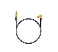 Vecys SMB Male to MCX Male Right-angled Adapter Cable MCX Cable RG174 30CM 1-foot Antenna Extension Cable